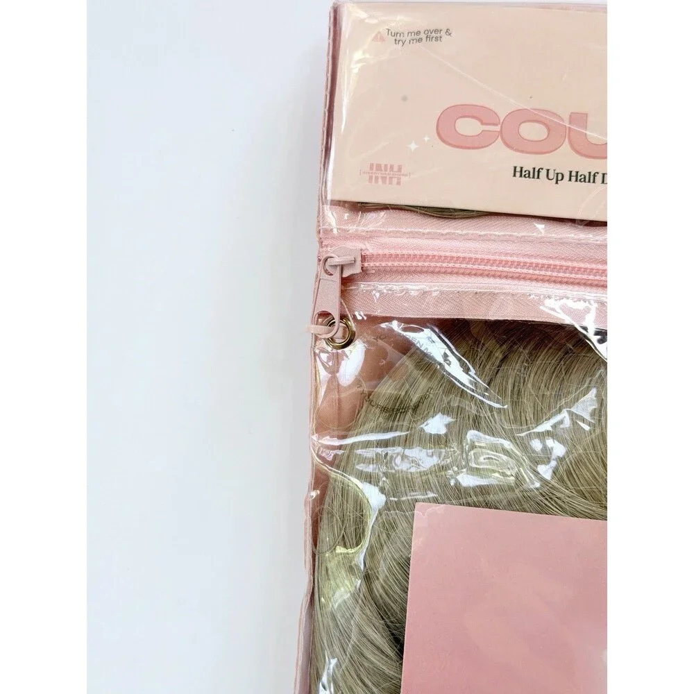 Insert Name Here INH COURTNEY Half Up Half Down HONEY Hair Extension 16” SEALED